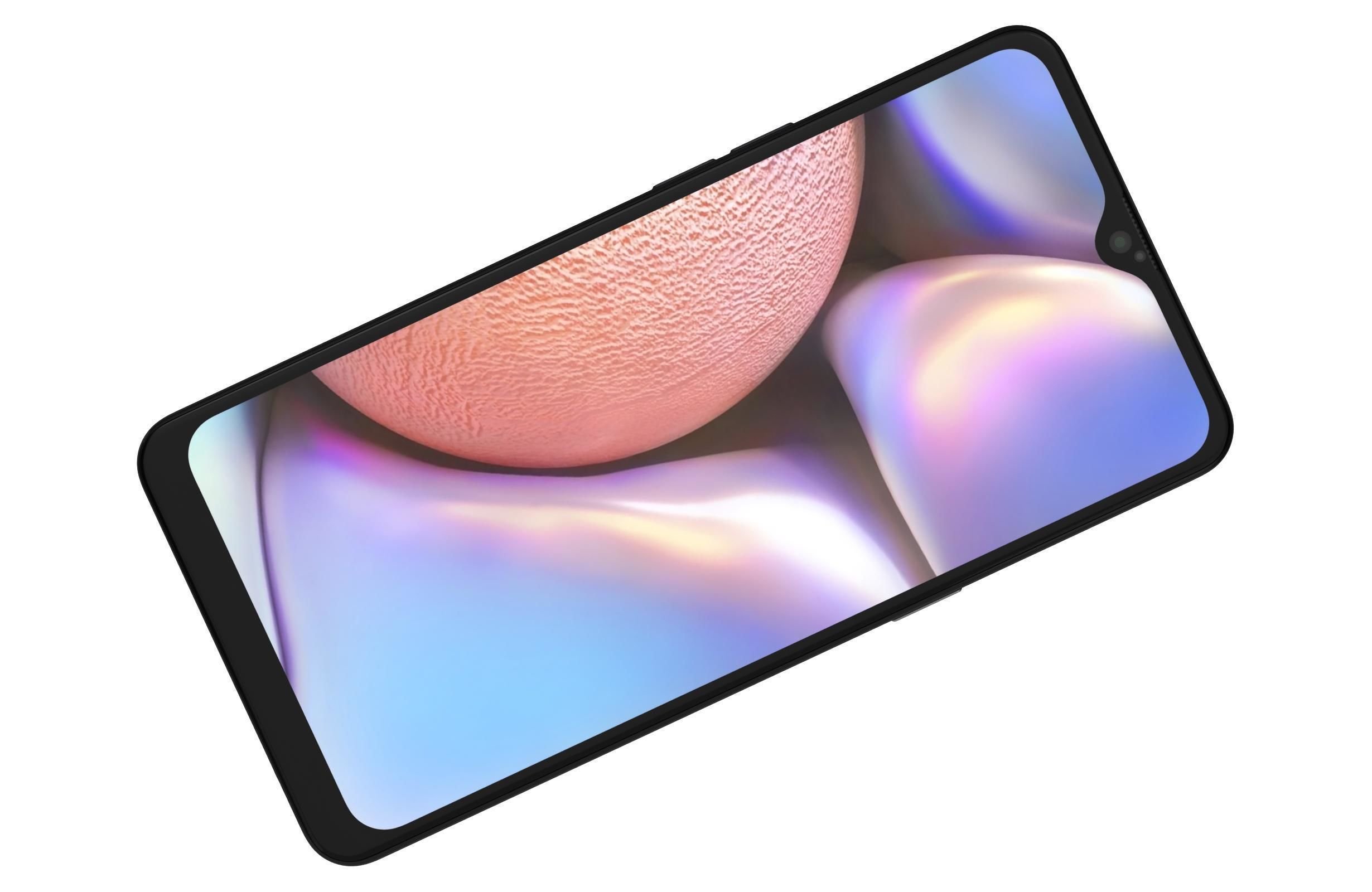 Samsung Galaxy A10s Black 3D model_9