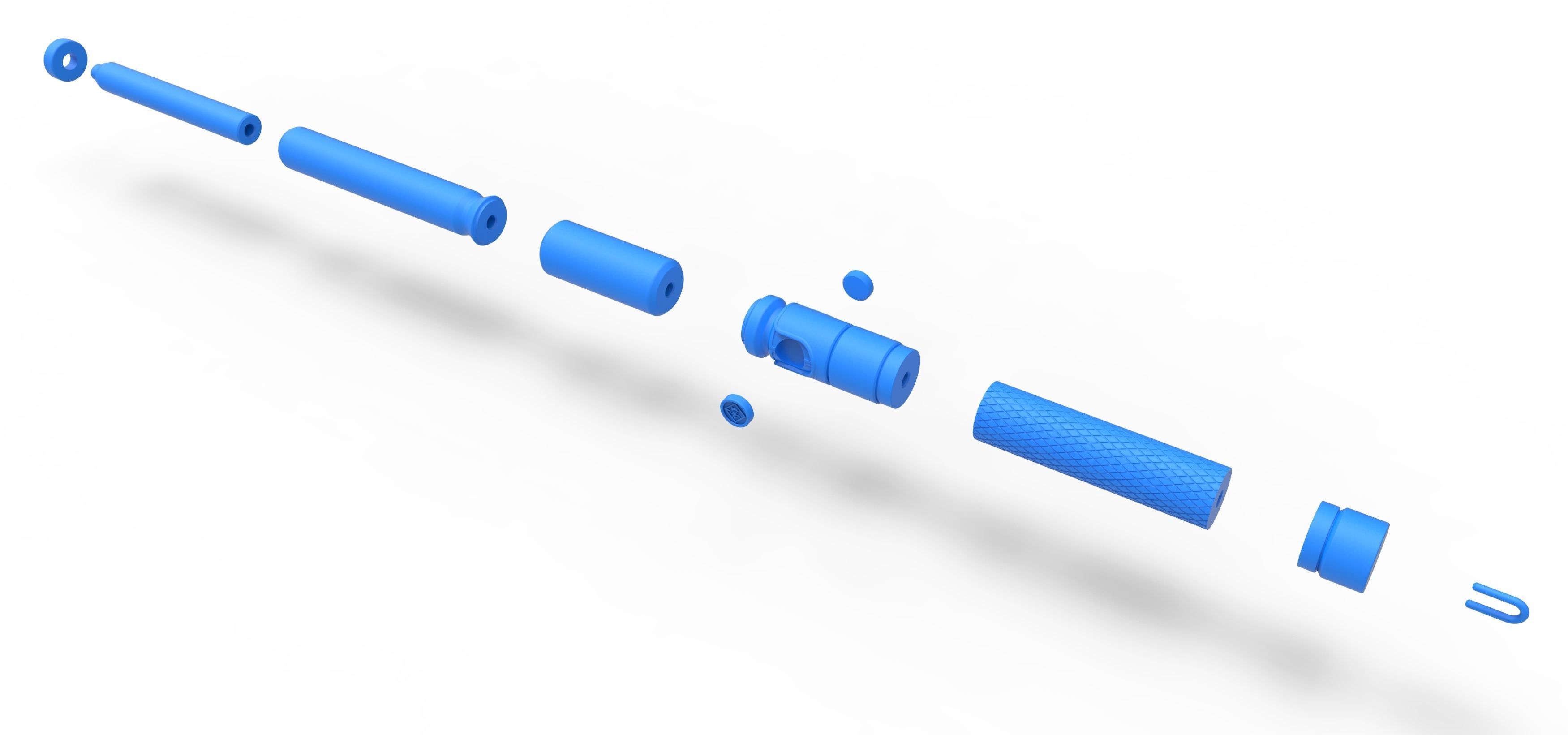 Weapon of Reno from Final Fantasy VII 3D print model_14