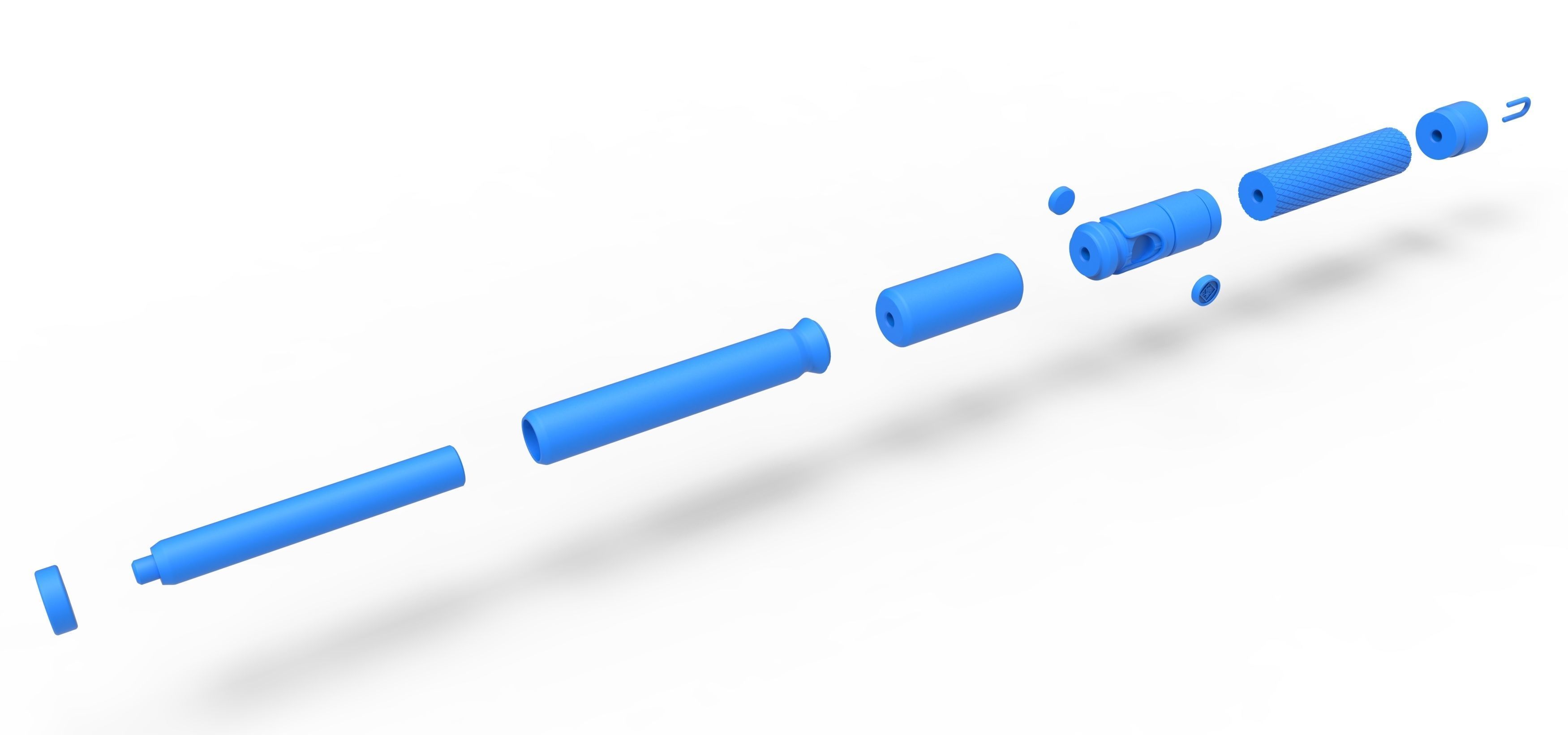 Weapon of Reno from Final Fantasy VII 3D print model_12