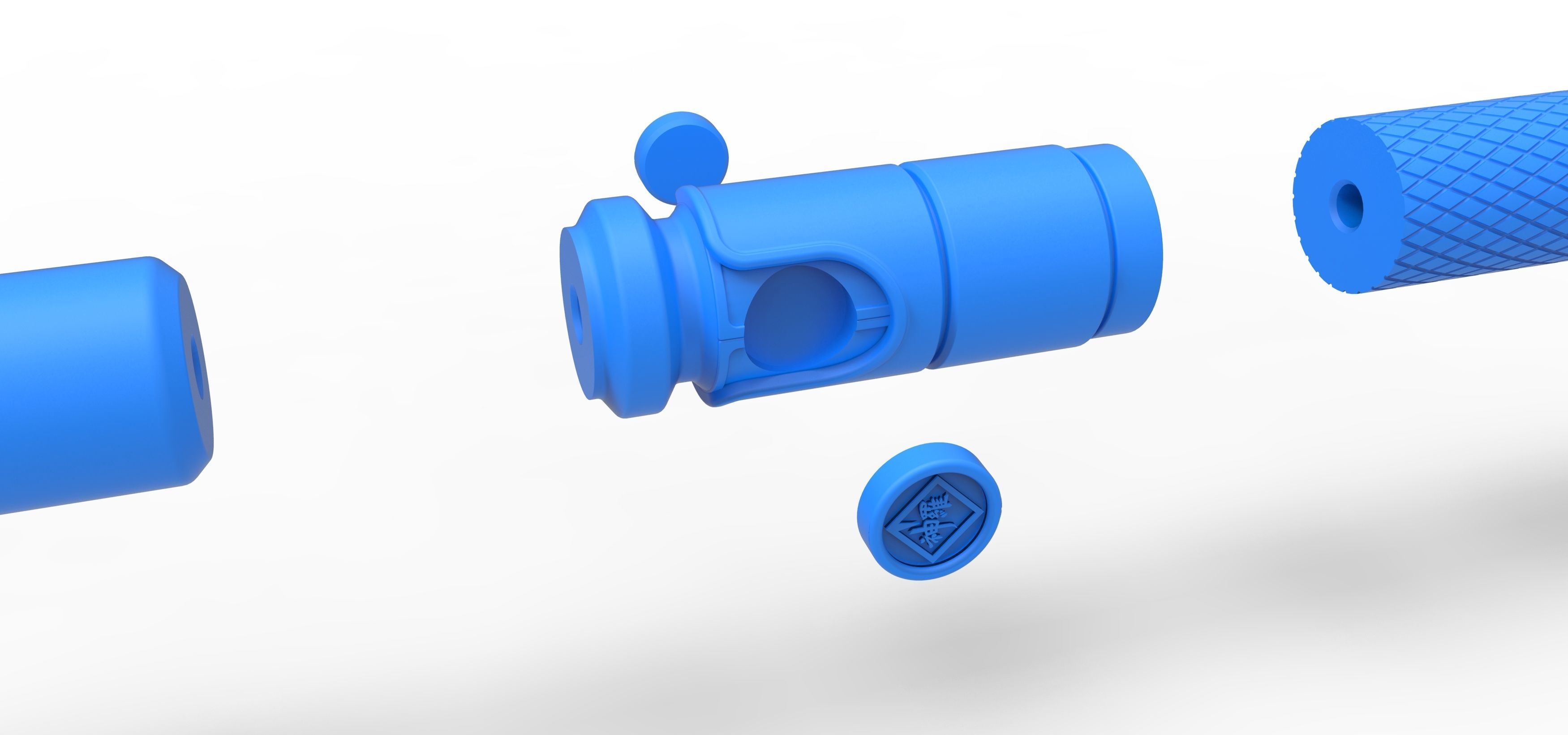 Weapon of Reno from Final Fantasy VII 3D print model_16