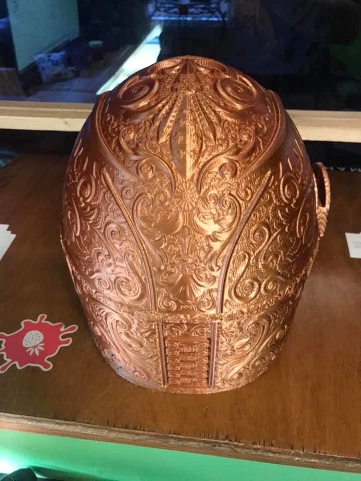 Deluxe Mandalorian Helmet 3D Print Ready 3D model_6