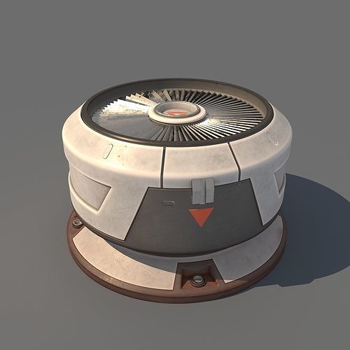 SciFi Roof Unit 3D model