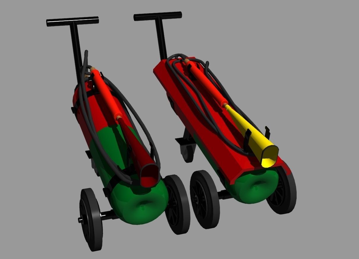 JASDF Airbase Equipment set 3D model_14