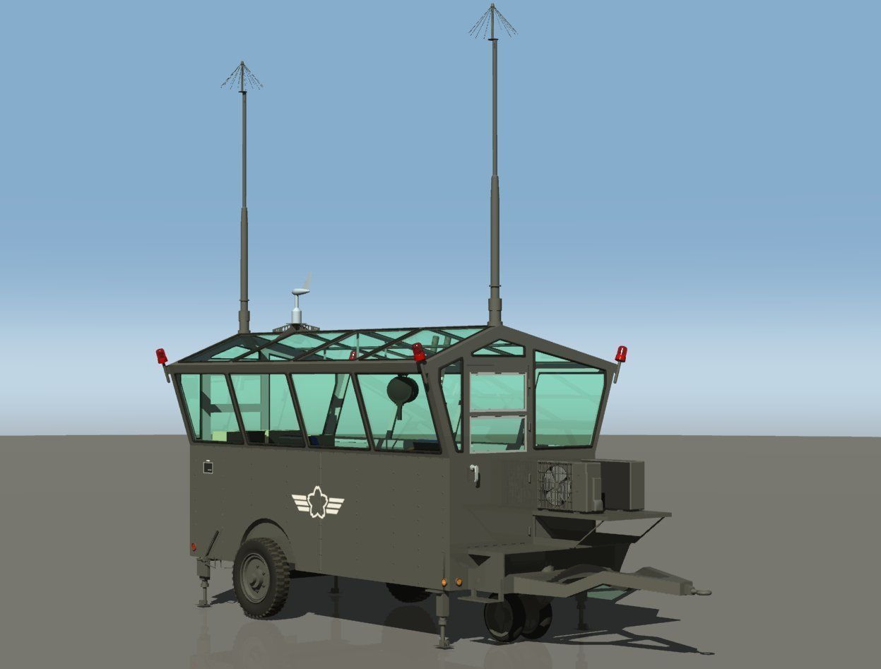 JASDF Airbase Equipment set 3D model_2