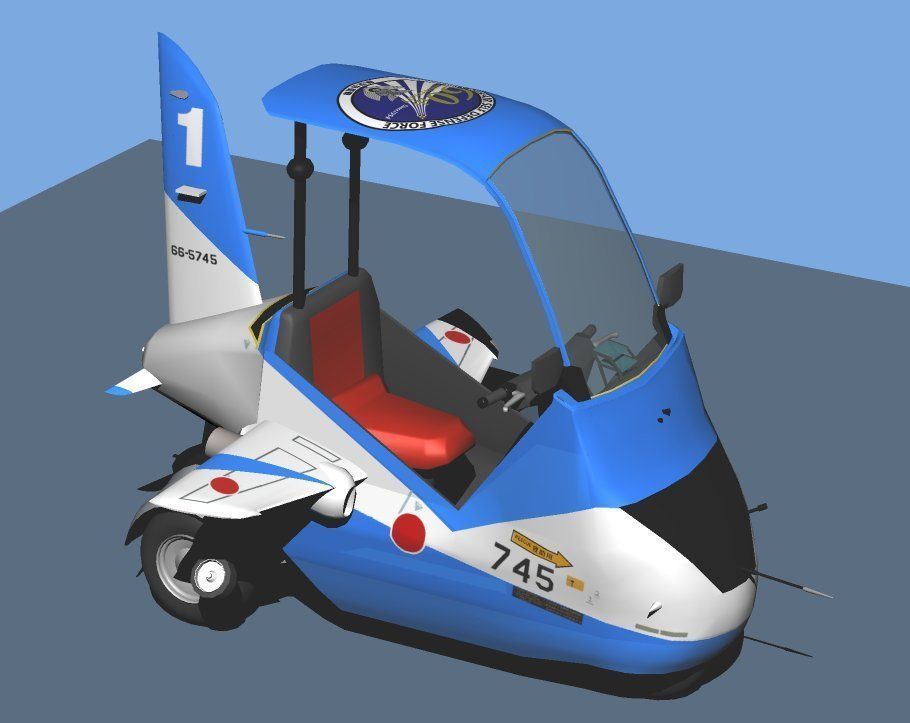 JASDF Airbase Equipment set 3D model_10