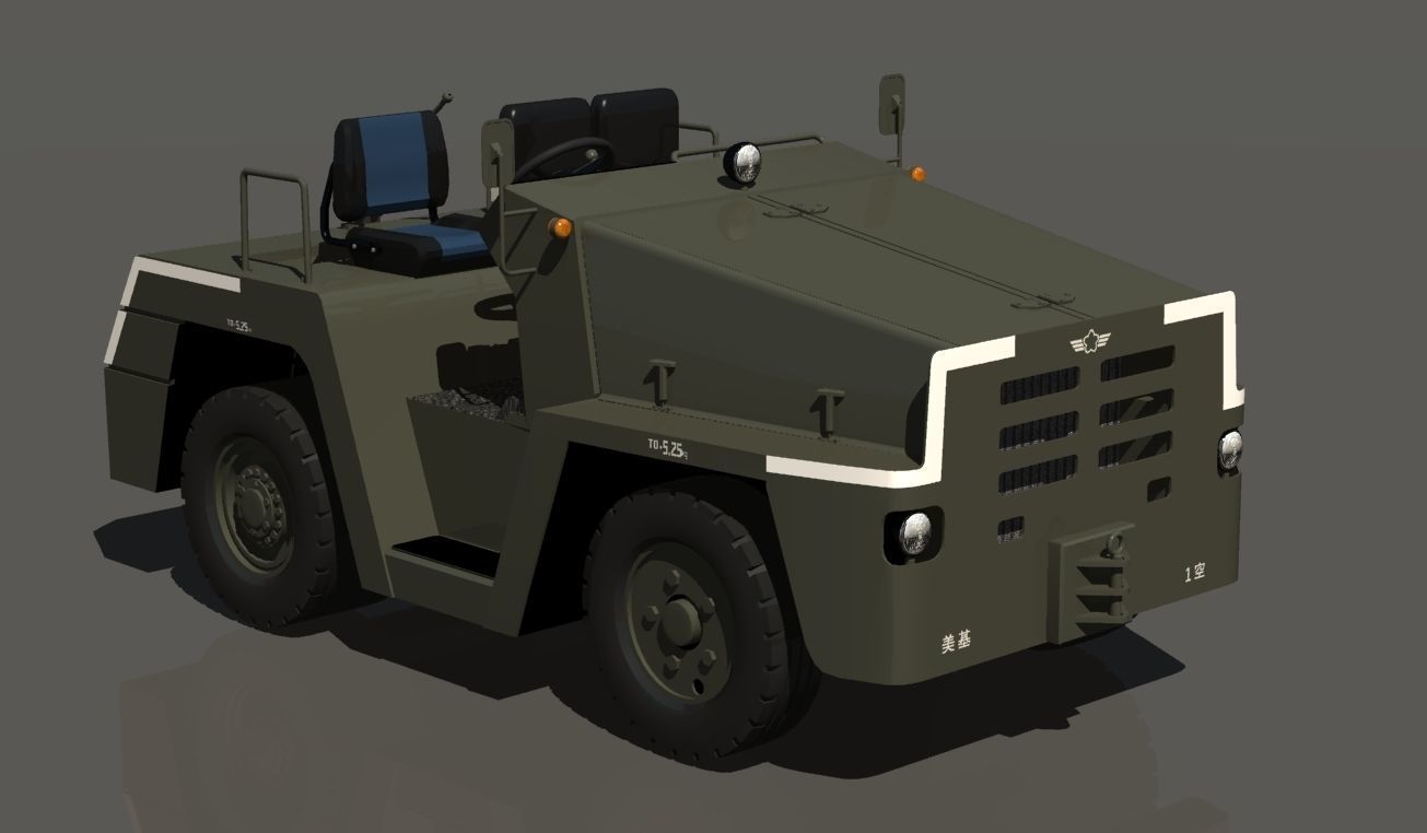 JASDF Airbase Equipment set 3D model_7