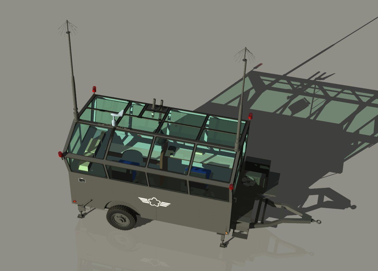 JASDF Airbase Equipment set 3D model_3