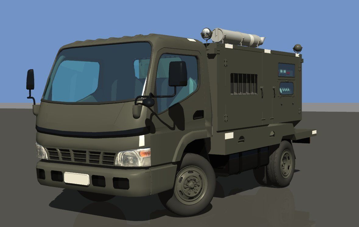 JASDF Airbase Equipment set 3D model_5