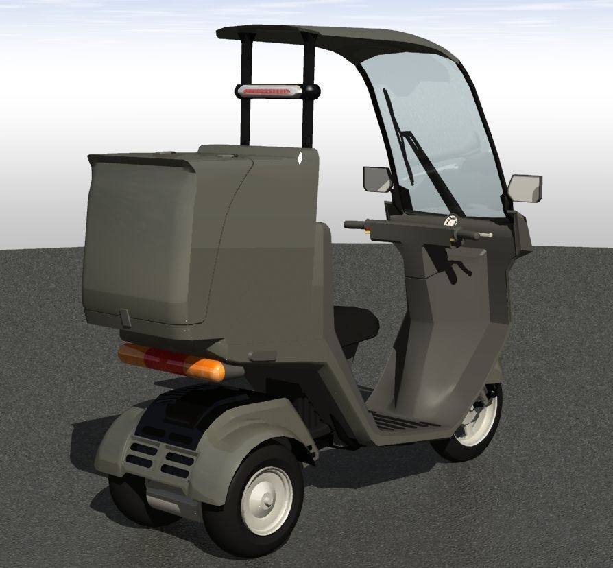 JASDF Airbase Equipment set 3D model_12