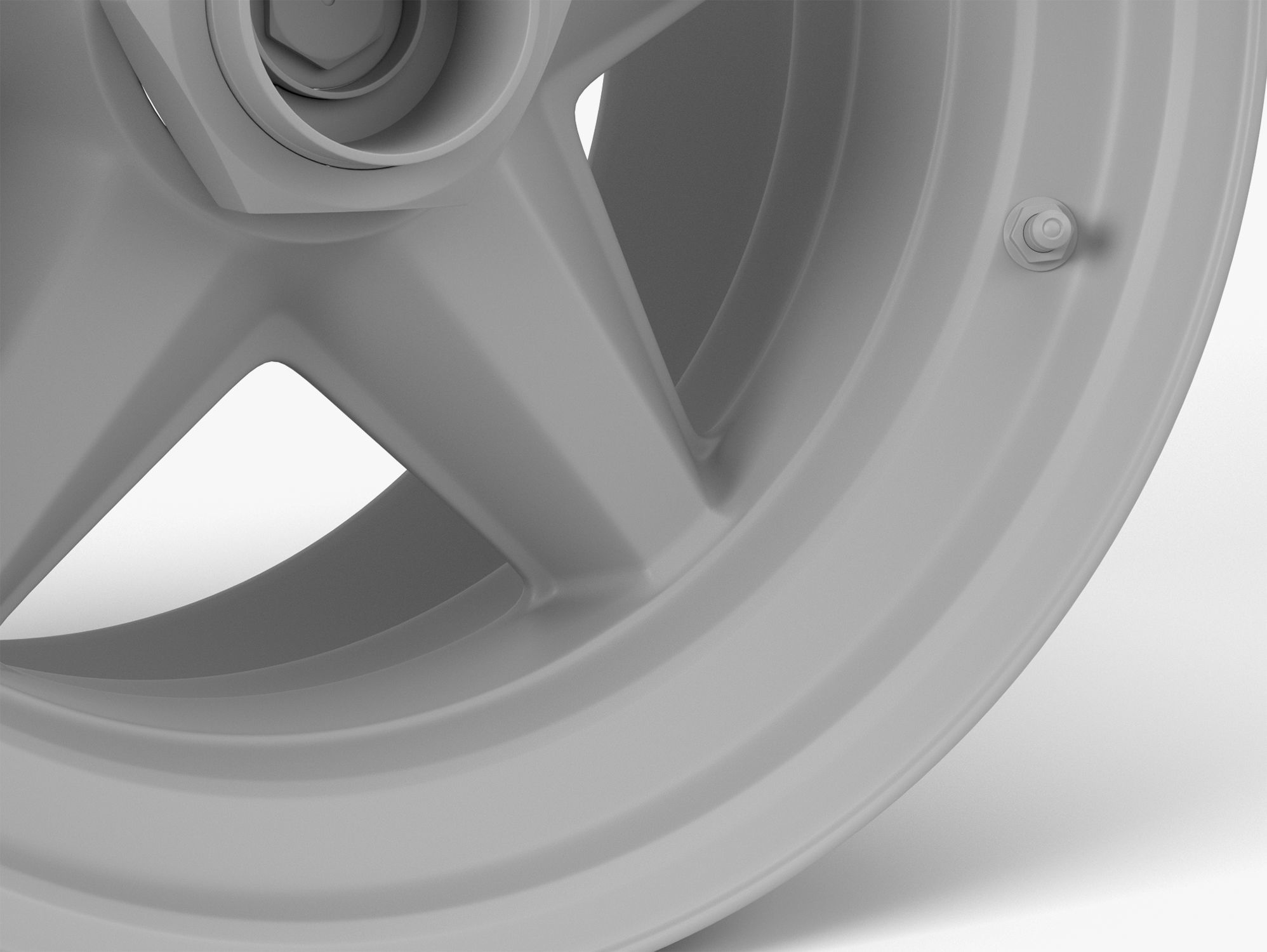 RSR Centerlock Wheel Low-poly 3D model_4