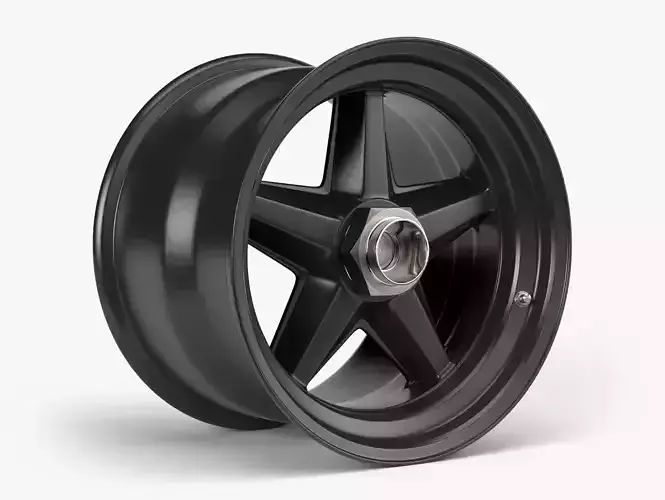 RSR Centerlock Wheel Low-poly 3D model