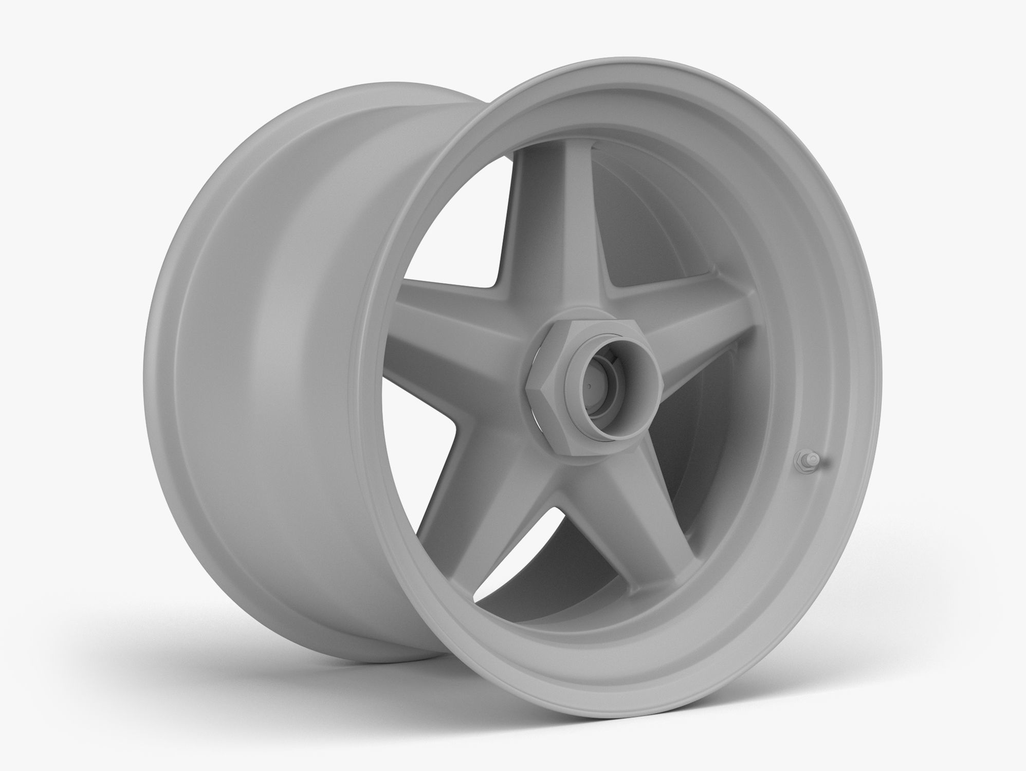 RSR Centerlock Wheel Low-poly 3D model_6