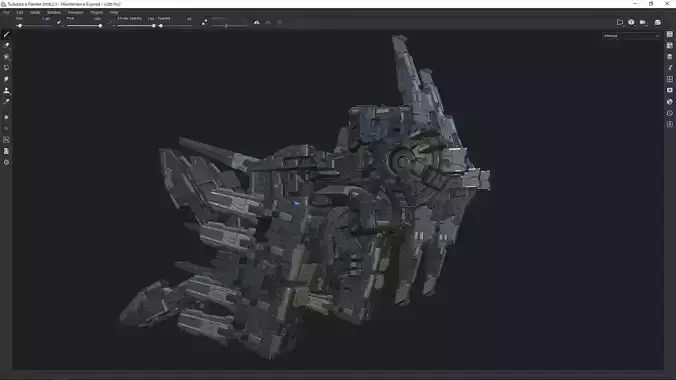 scifi-model-x285 spaceship