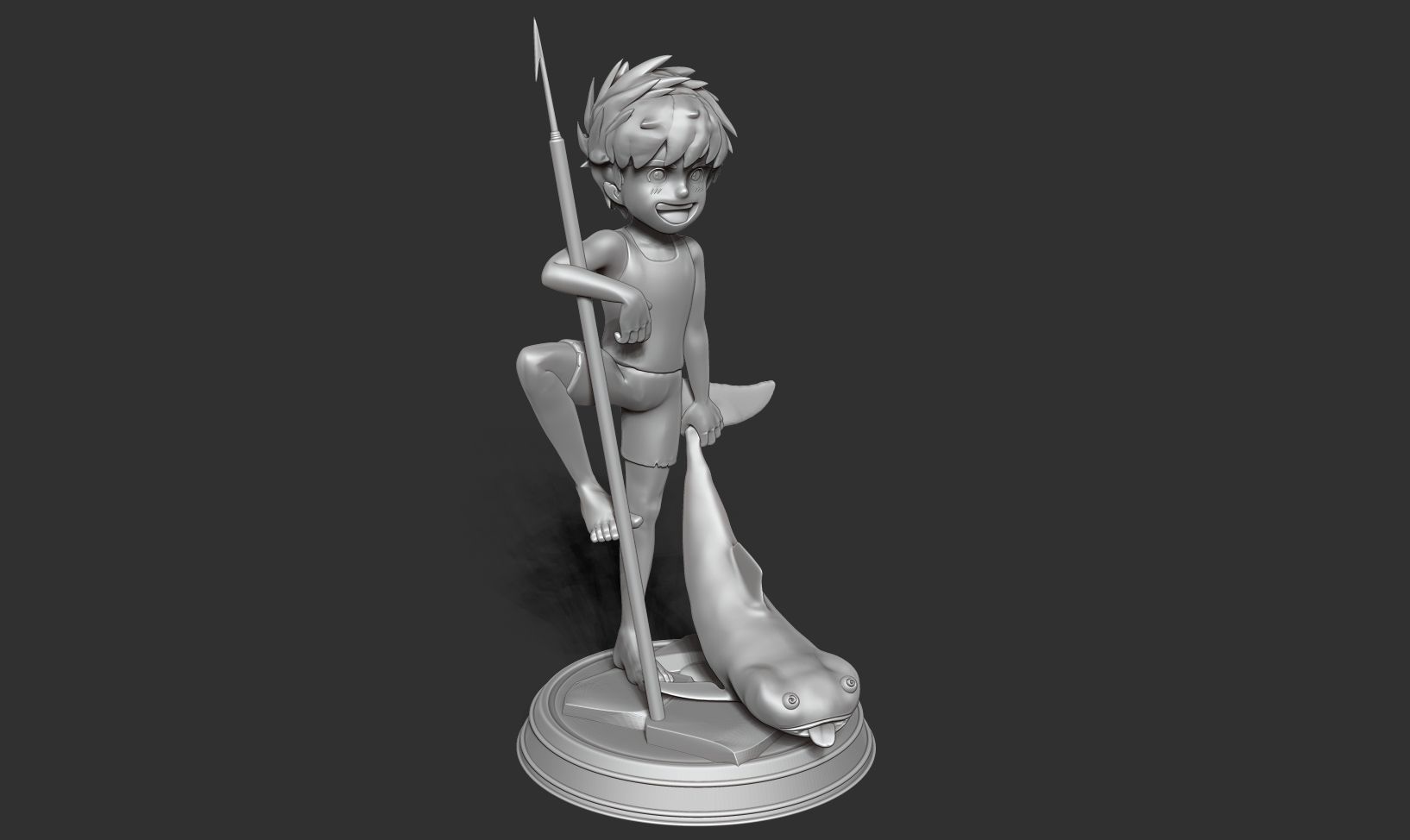 Conan - The boy in future 3D print model_20