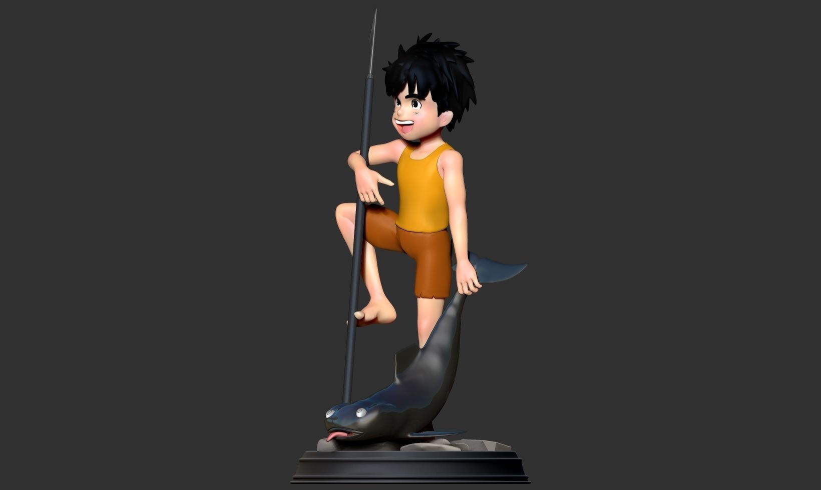 Conan - The boy in future 3D print model_15