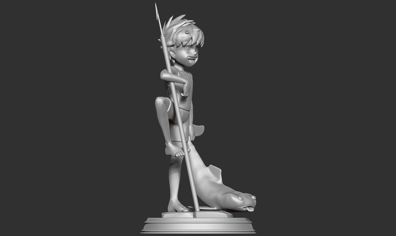 Conan - The boy in future 3D print model_18