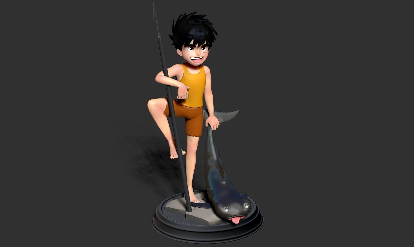 Conan - The boy in future 3D print model_19