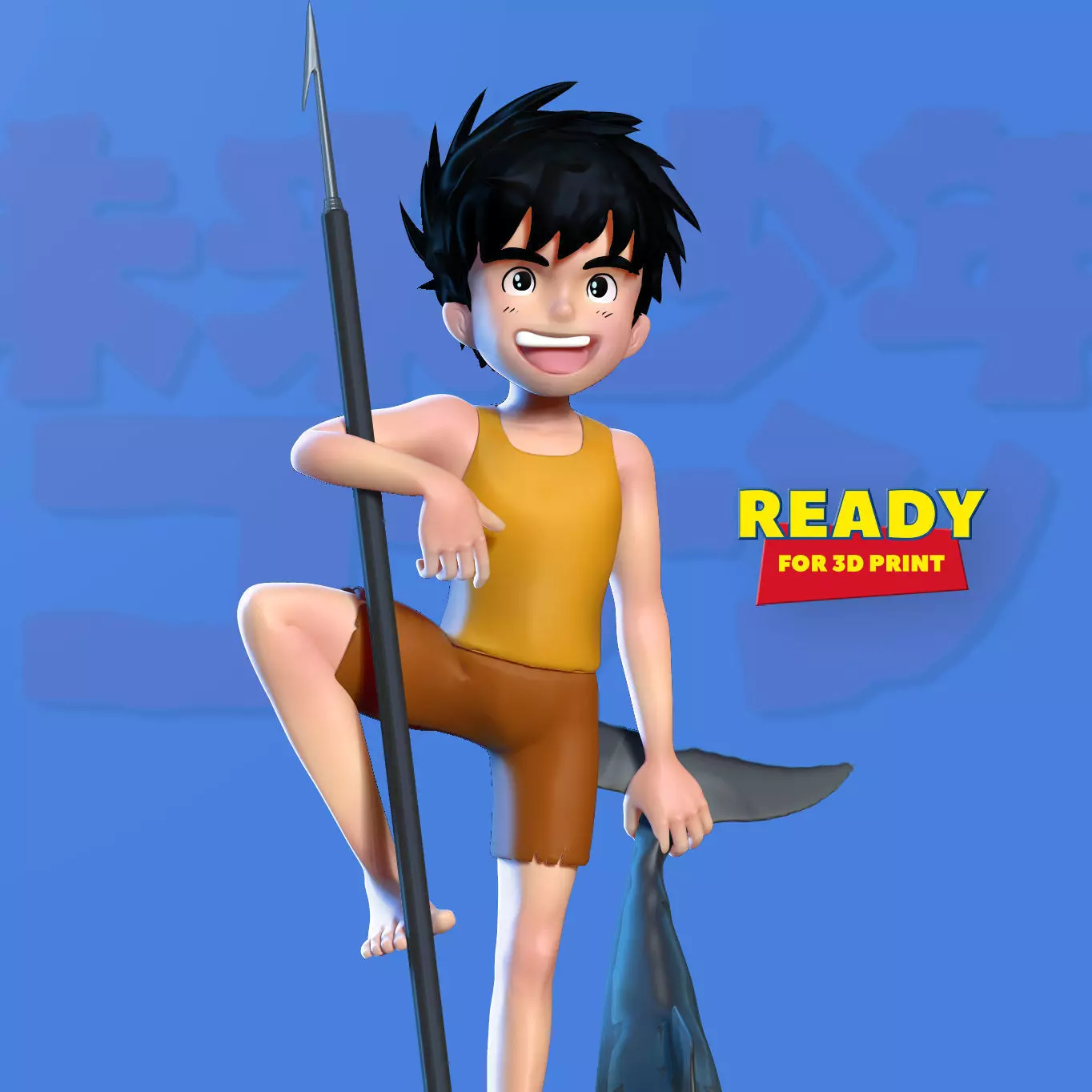 Conan - The boy in future 3D print model_0
