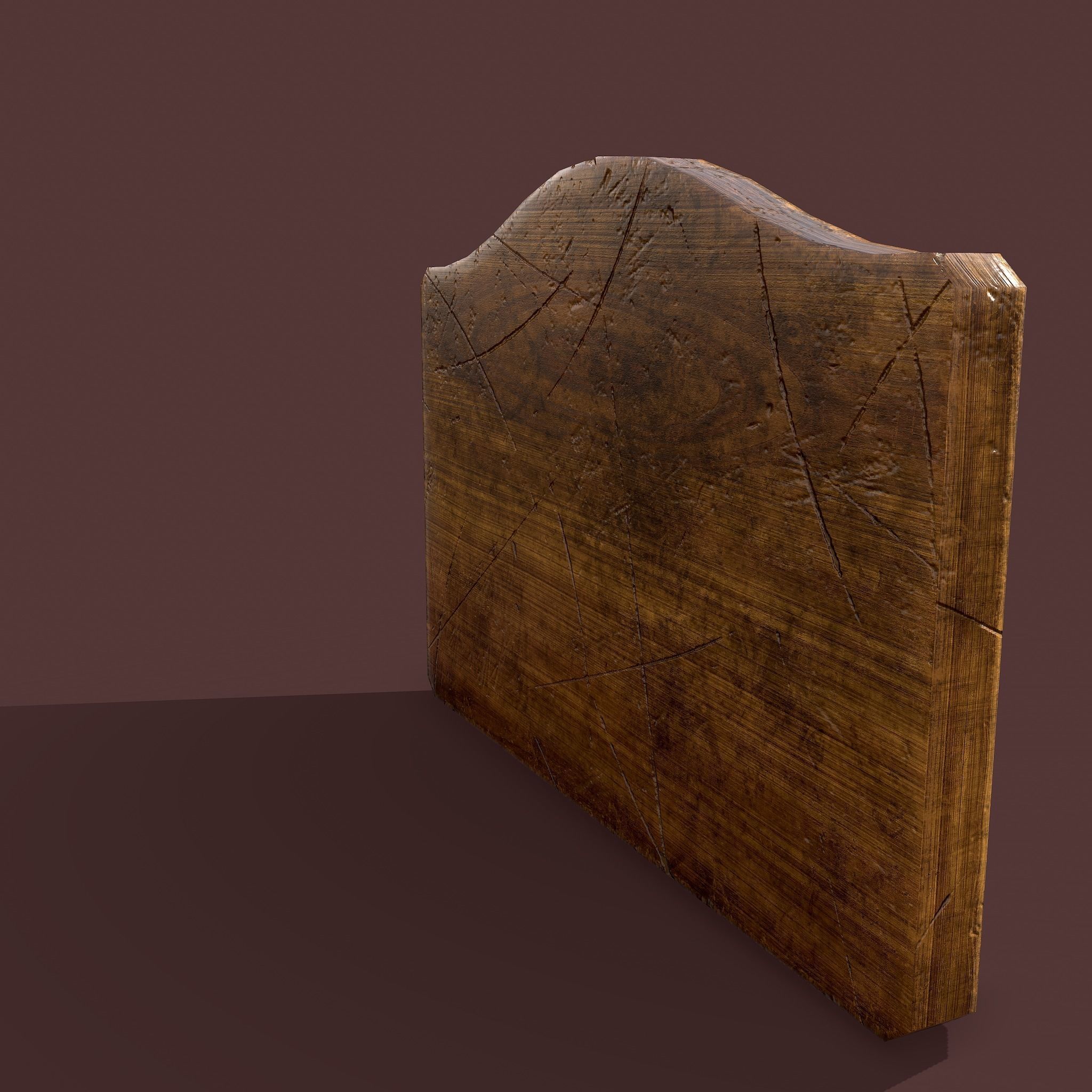 Wall Rack Low-poly 3D model_3