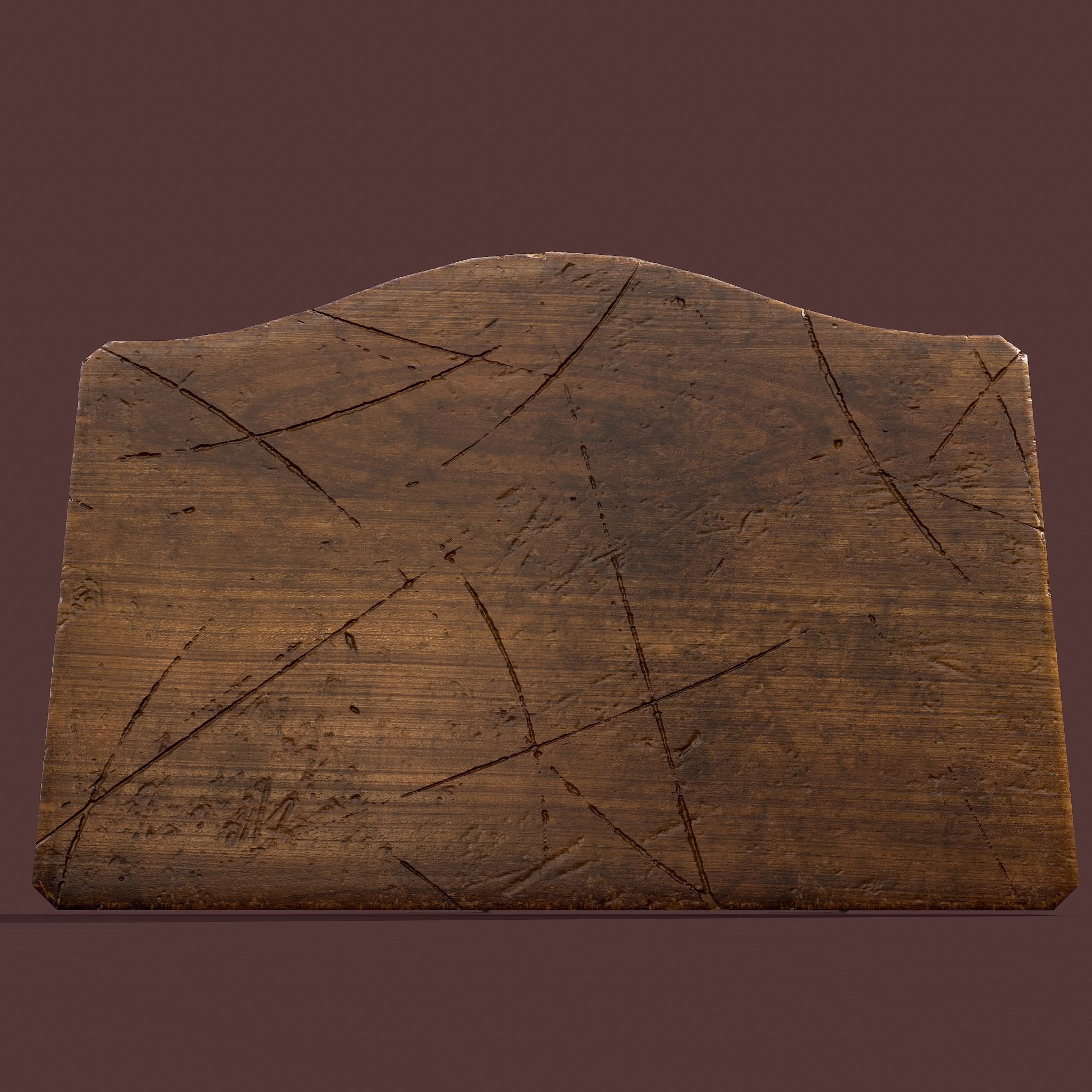 Wall Rack Low-poly 3D model_27