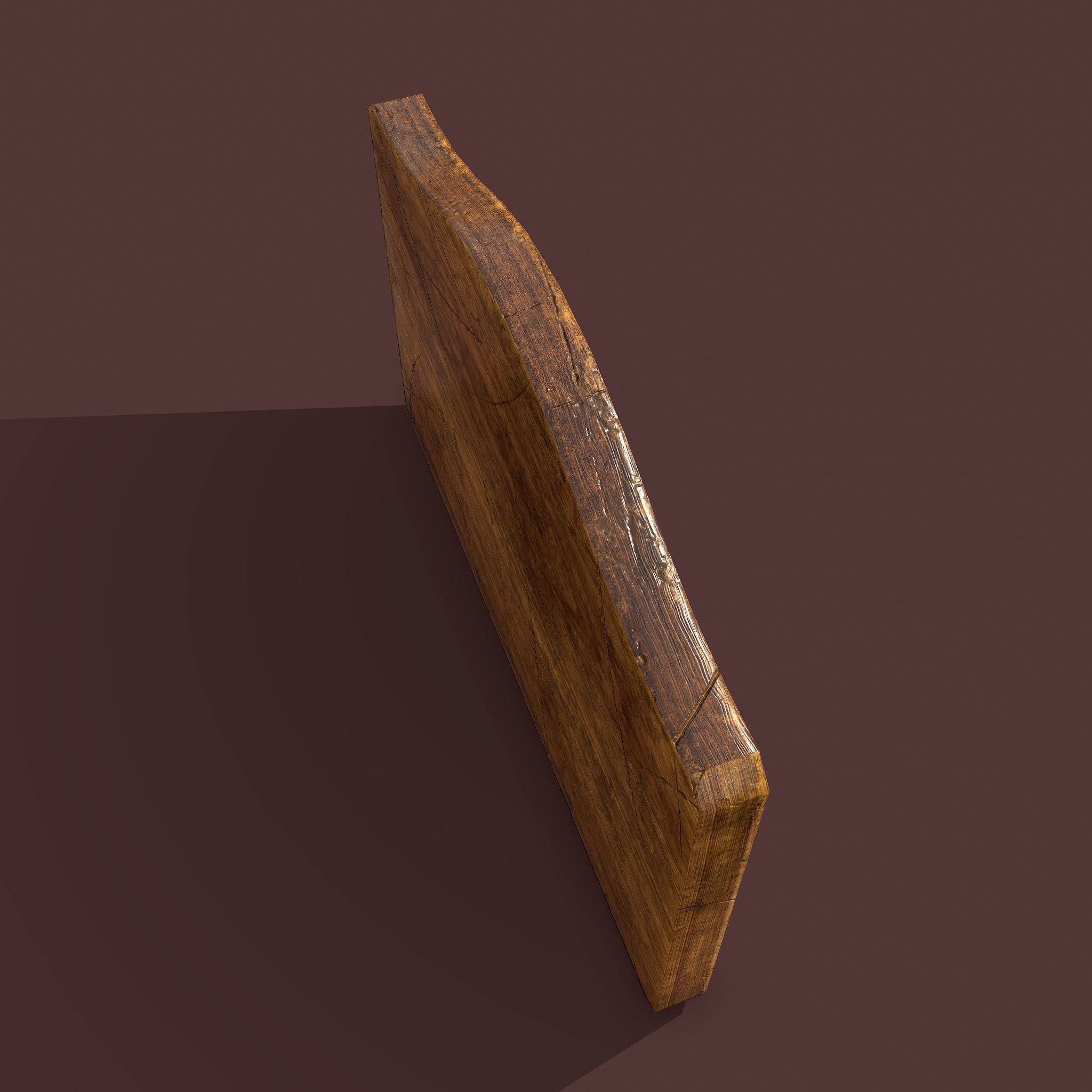 Wall Rack Low-poly 3D model_9