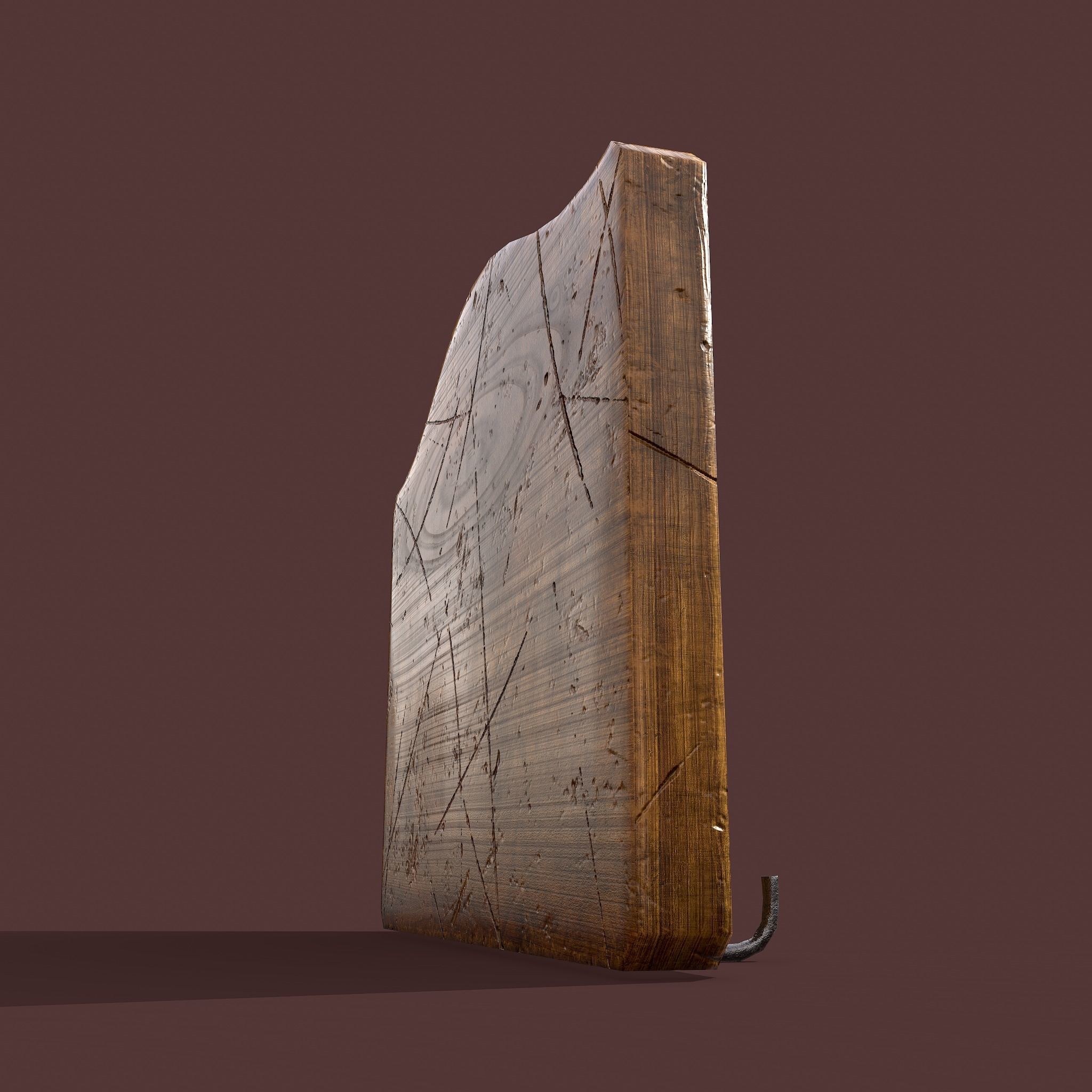 Wall Rack Low-poly 3D model_20