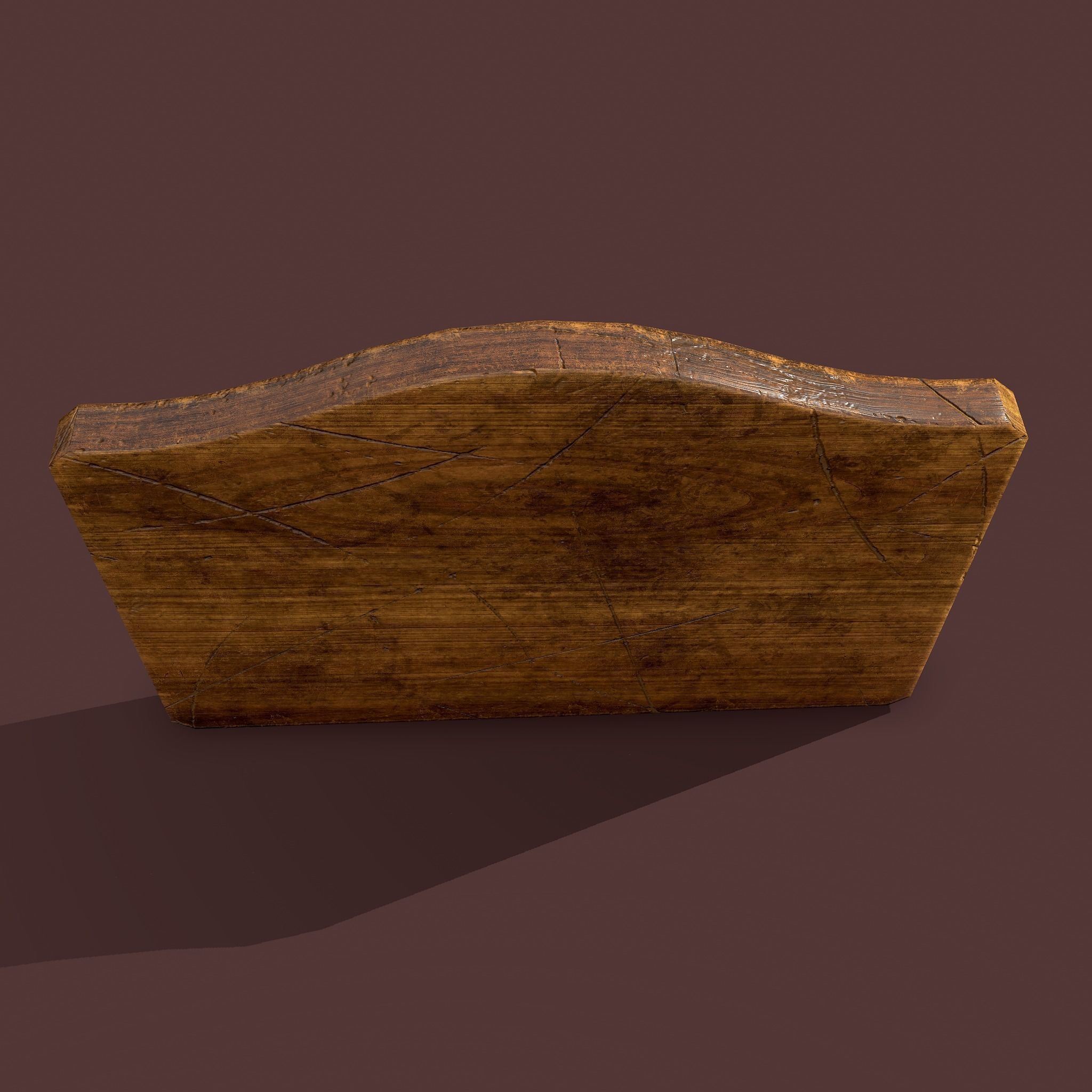 Wall Rack Low-poly 3D model_17