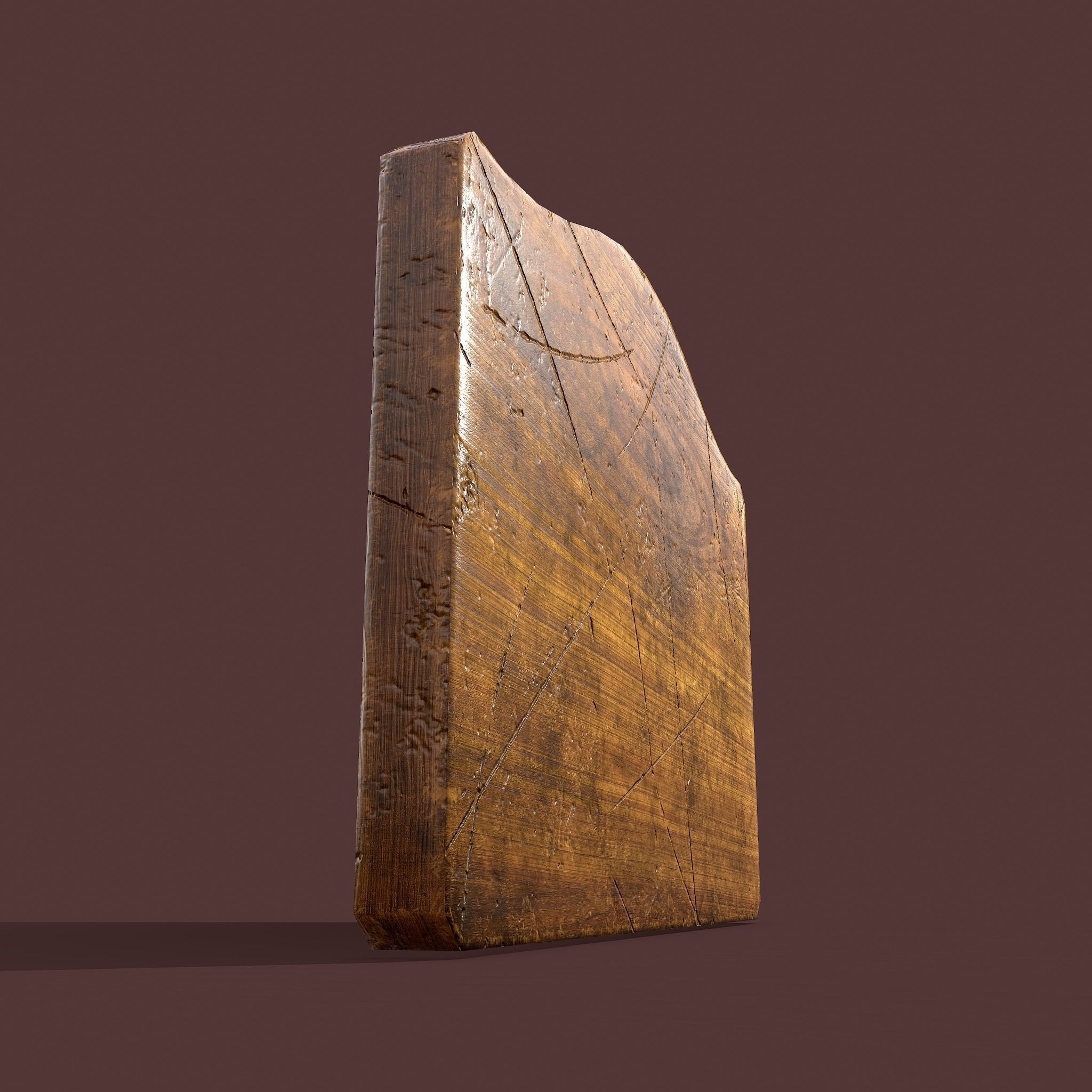 Wall Rack Low-poly 3D model_24