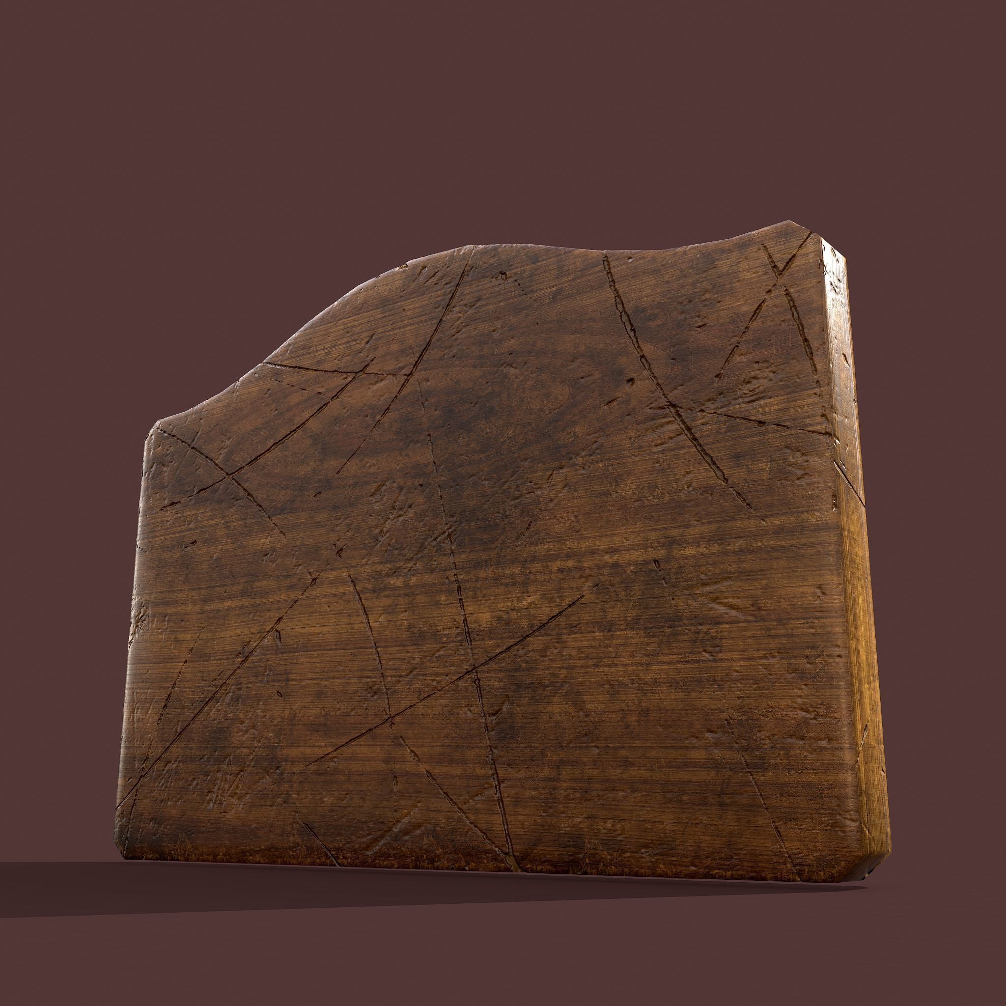 Wall Rack Low-poly 3D model_23