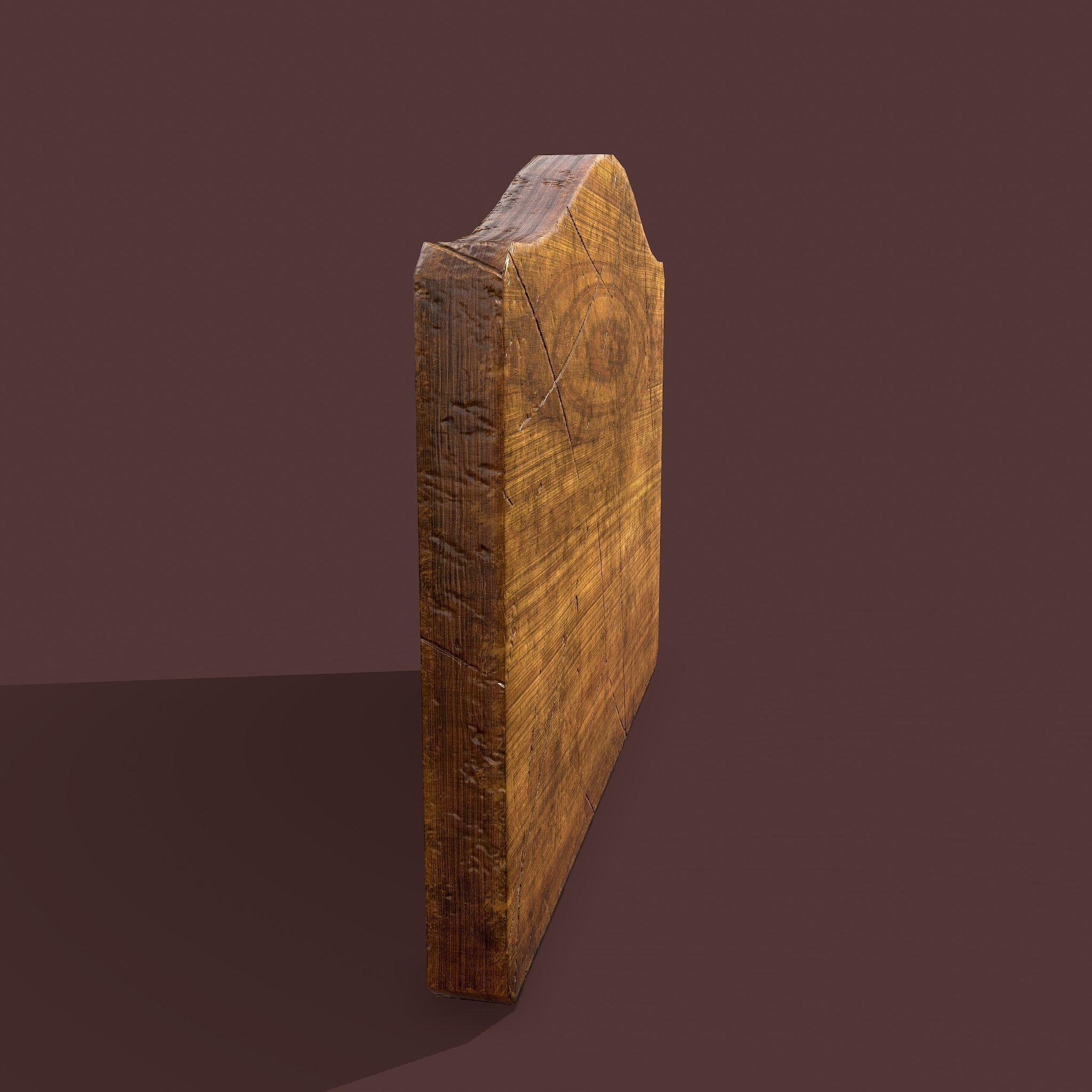 Wall Rack Low-poly 3D model_6