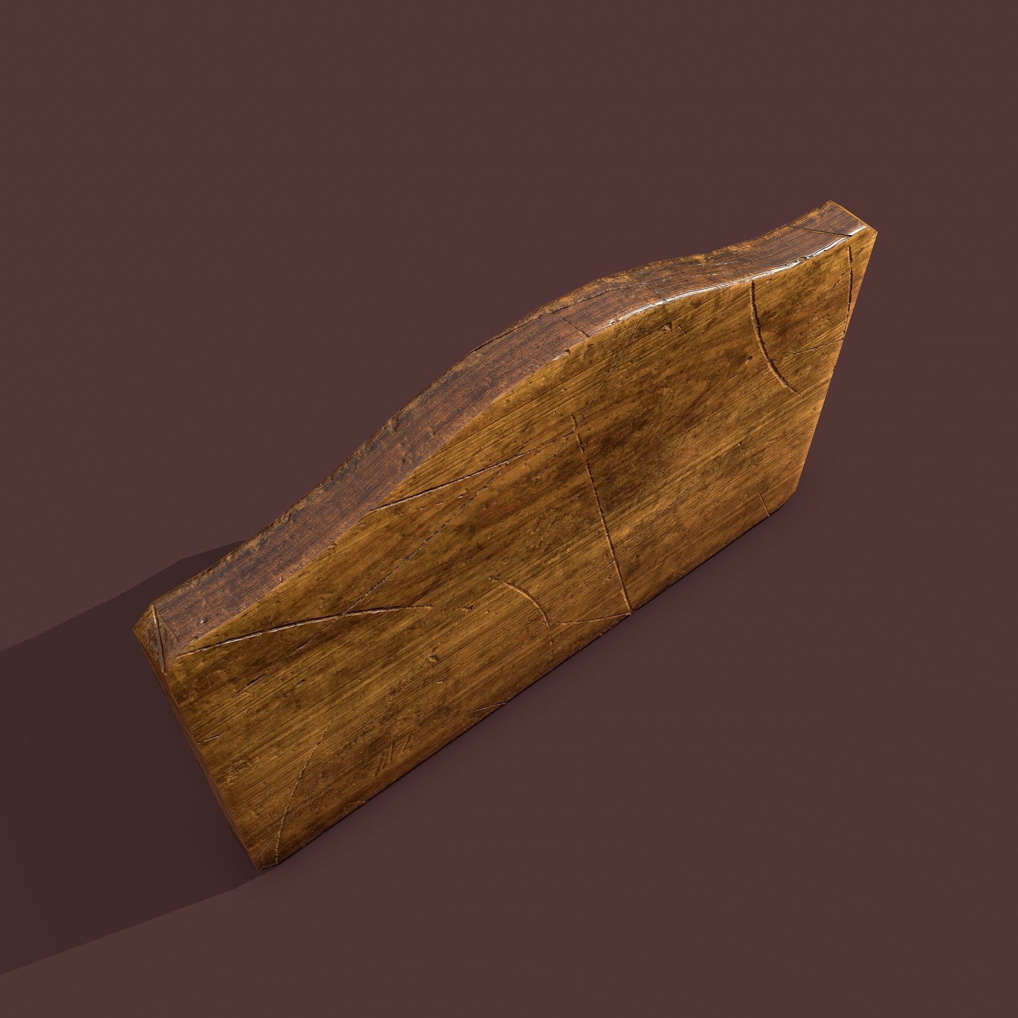 Wall Rack Low-poly 3D model_21