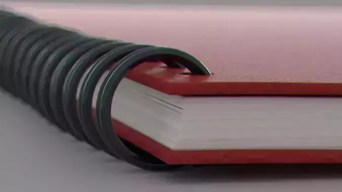 Spiral Sketchbook 3D model