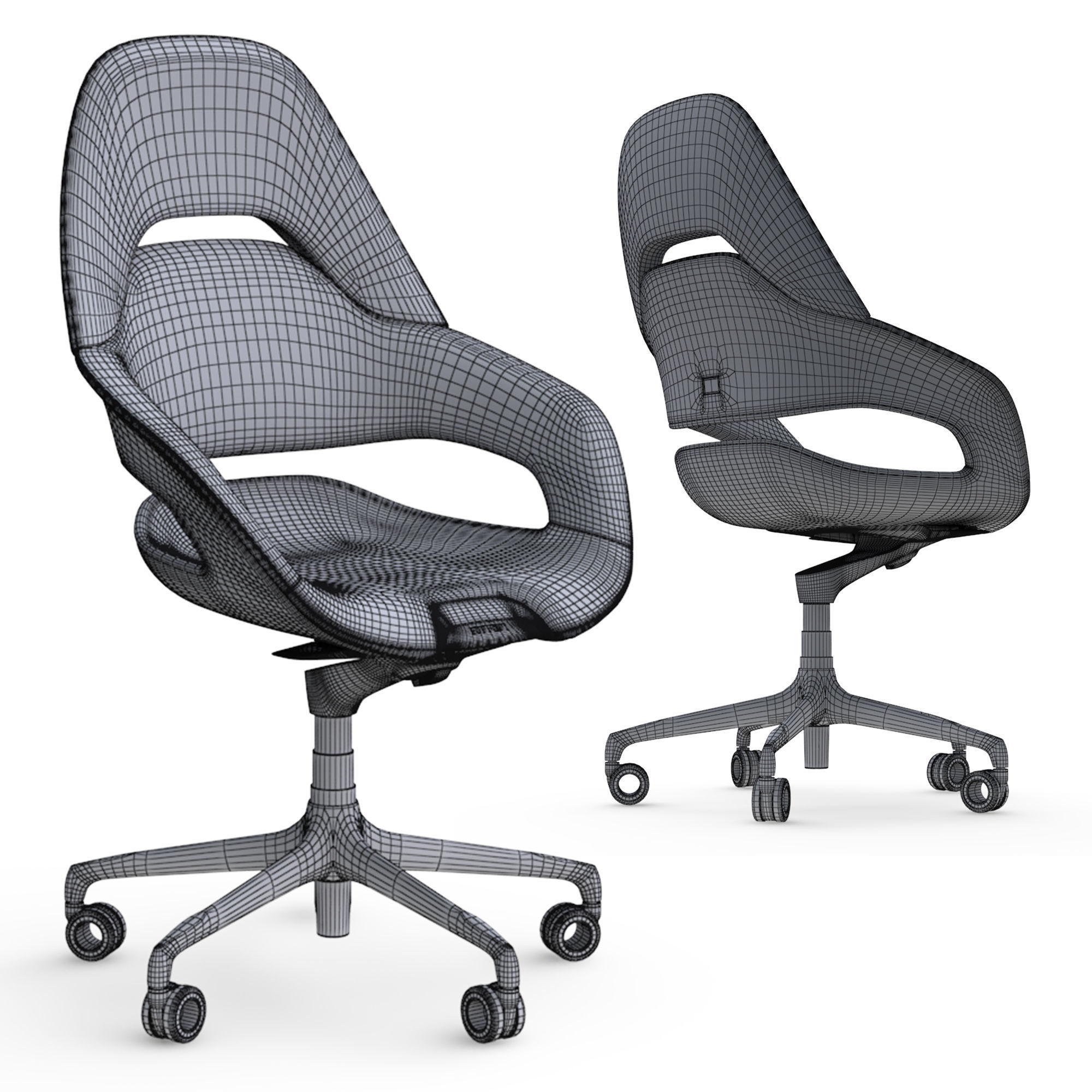 Cockpit Executice Armchair 3D model_15