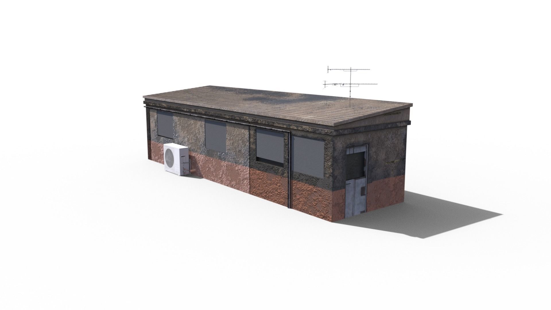 Sci Fi building pack - Building Stack - DMP asset pack - 3D model_38