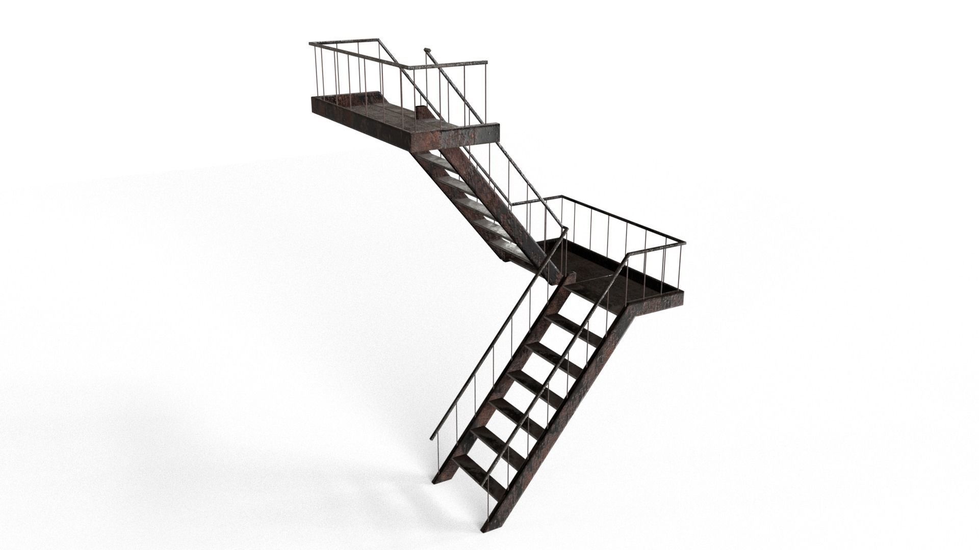 Sci Fi building pack - Building Stack - DMP asset pack - 3D model_24