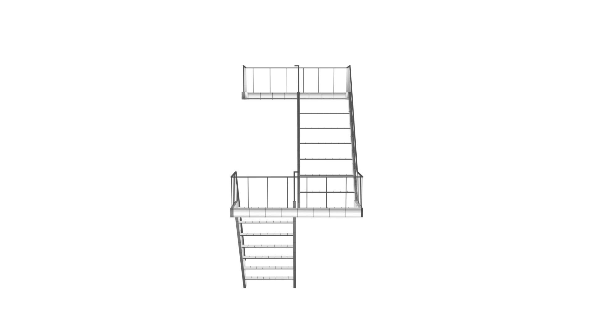 Sci Fi building pack - Building Stack - DMP asset pack - 3D model_21