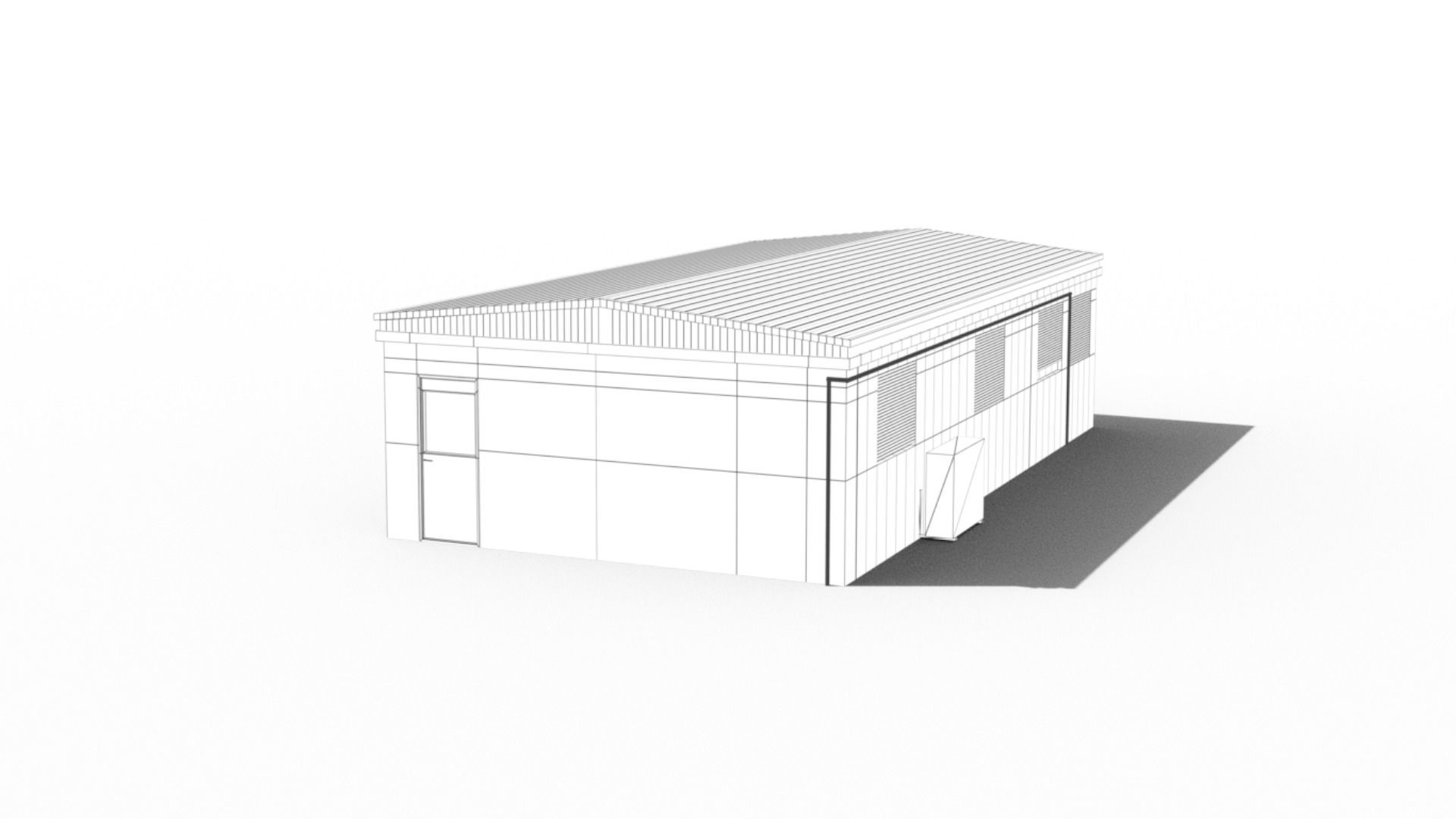 Sci Fi building pack - Building Stack - DMP asset pack - 3D model_37