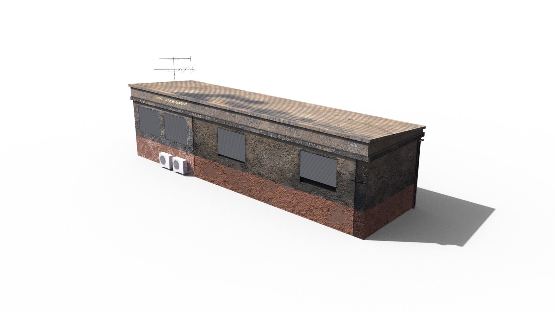 Sci Fi building pack - Building Stack - DMP asset pack - 3D model_40