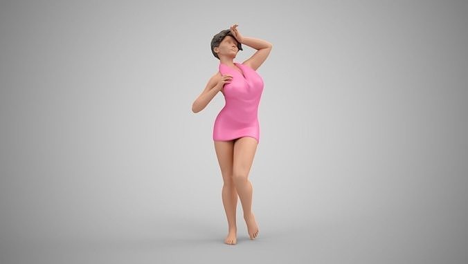 Stylish Woman 3D print model