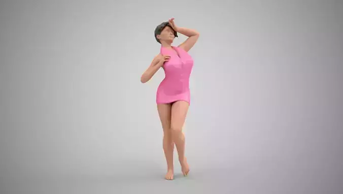 Stylish Woman 3D print model