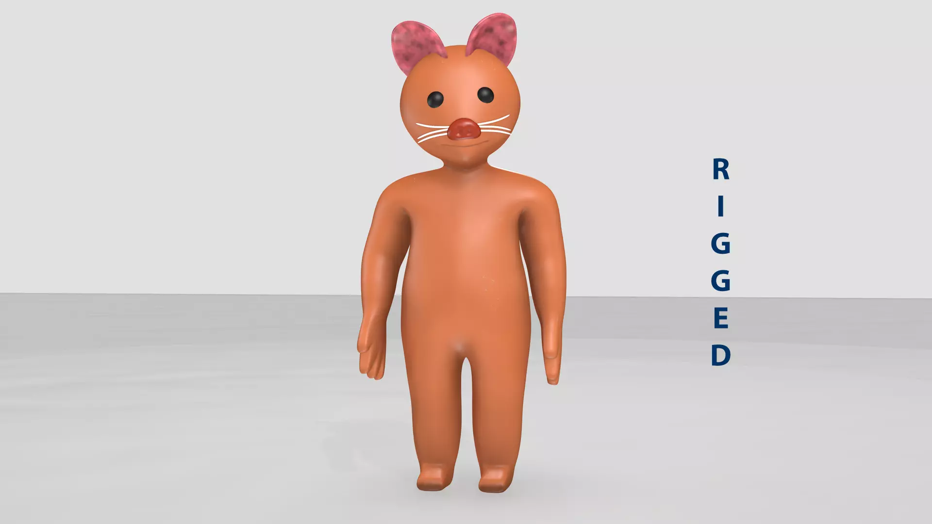 Cartoon Cat - Rigged Free 3D model