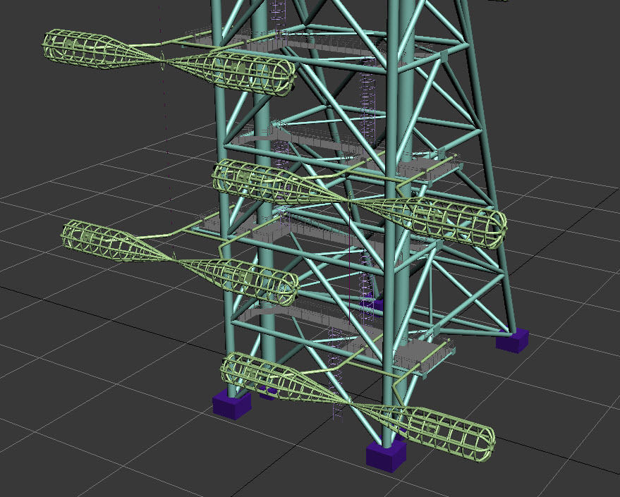 ZGRLS Duga for Chernobyl 3D model_1