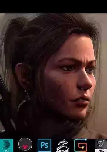 Ellena Real Time Character Model