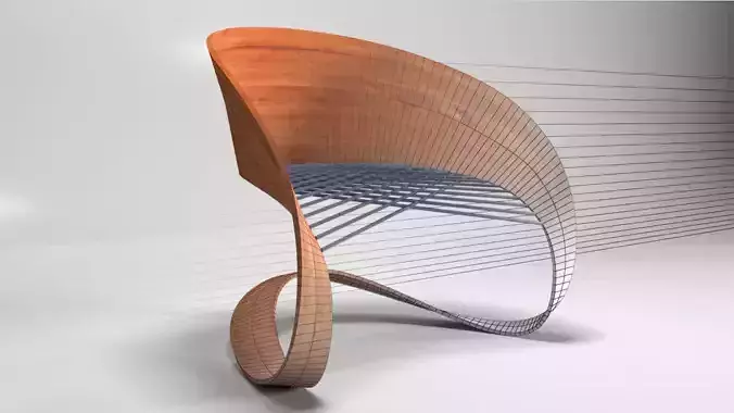 modern wood chair