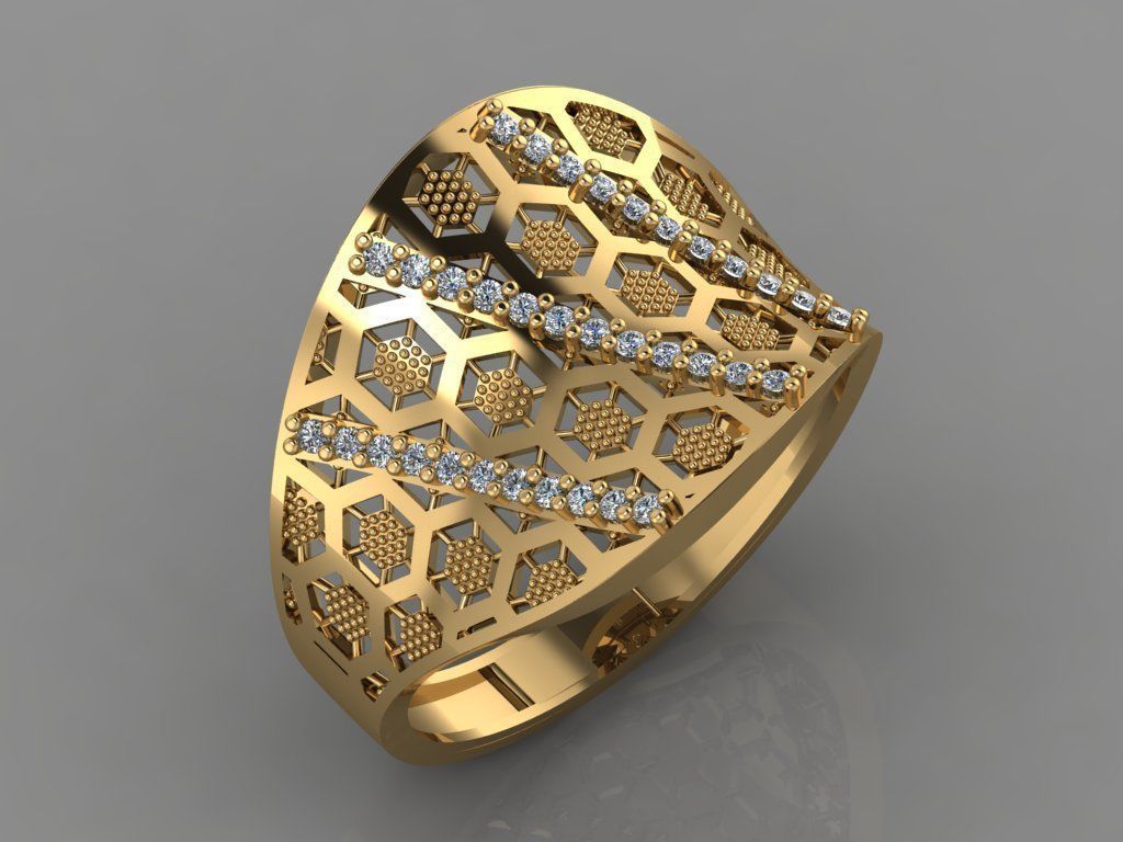 GC GOLD Y002 - Diamond 3D model  3D print model_2