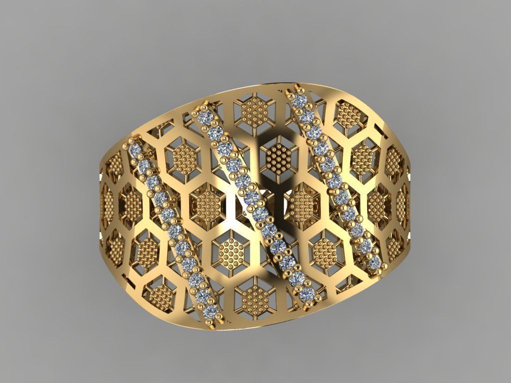 GC GOLD Y002 - Diamond 3D model  3D print model_1