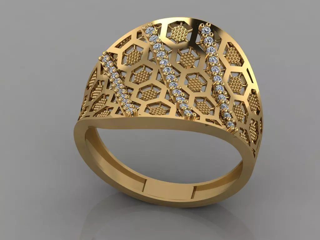 GC GOLD Y002 - Diamond 3D model  3D print model_0