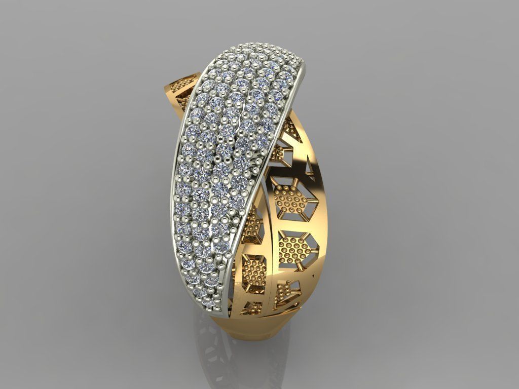 GC GOLD Y003 - Diamond 3D model  3D print model_2