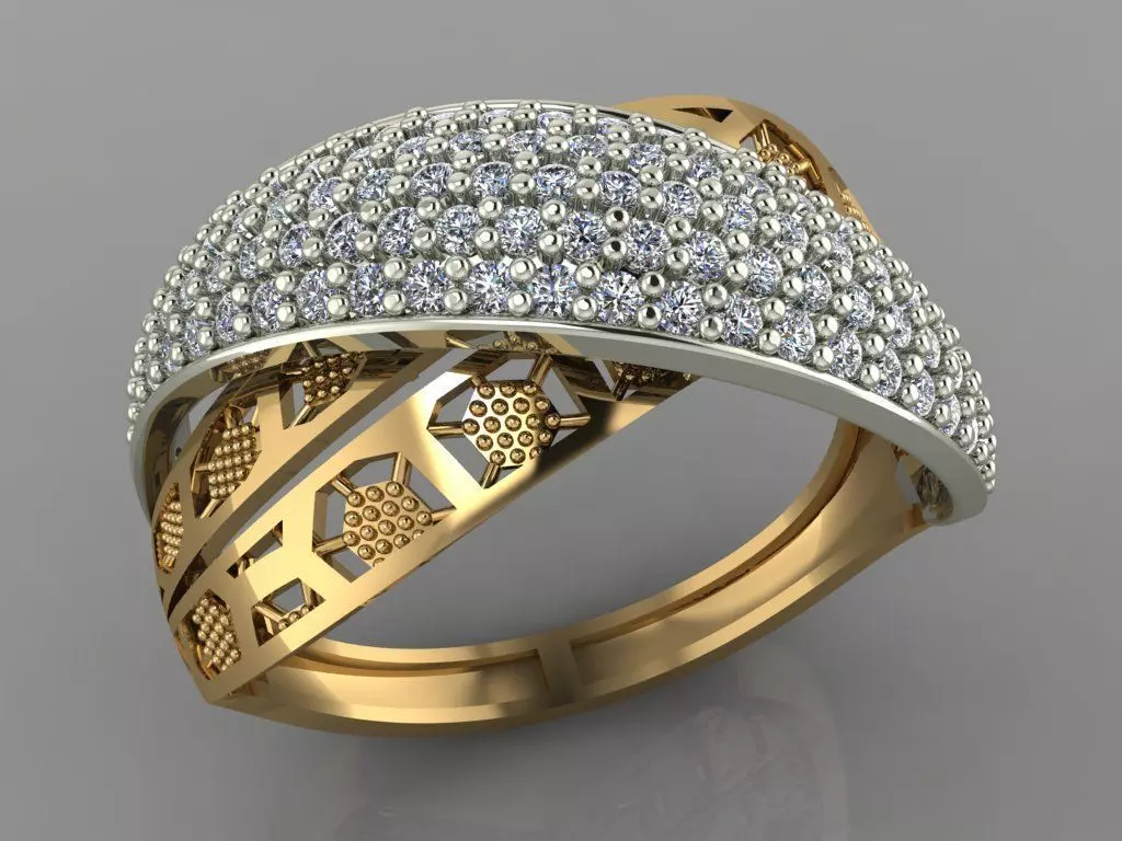 GC GOLD Y003 - Diamond 3D model  3D print model_0