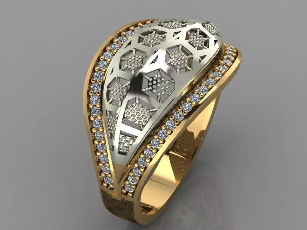 GC GOLD Y004- Diamond 3D model  3D print model_0